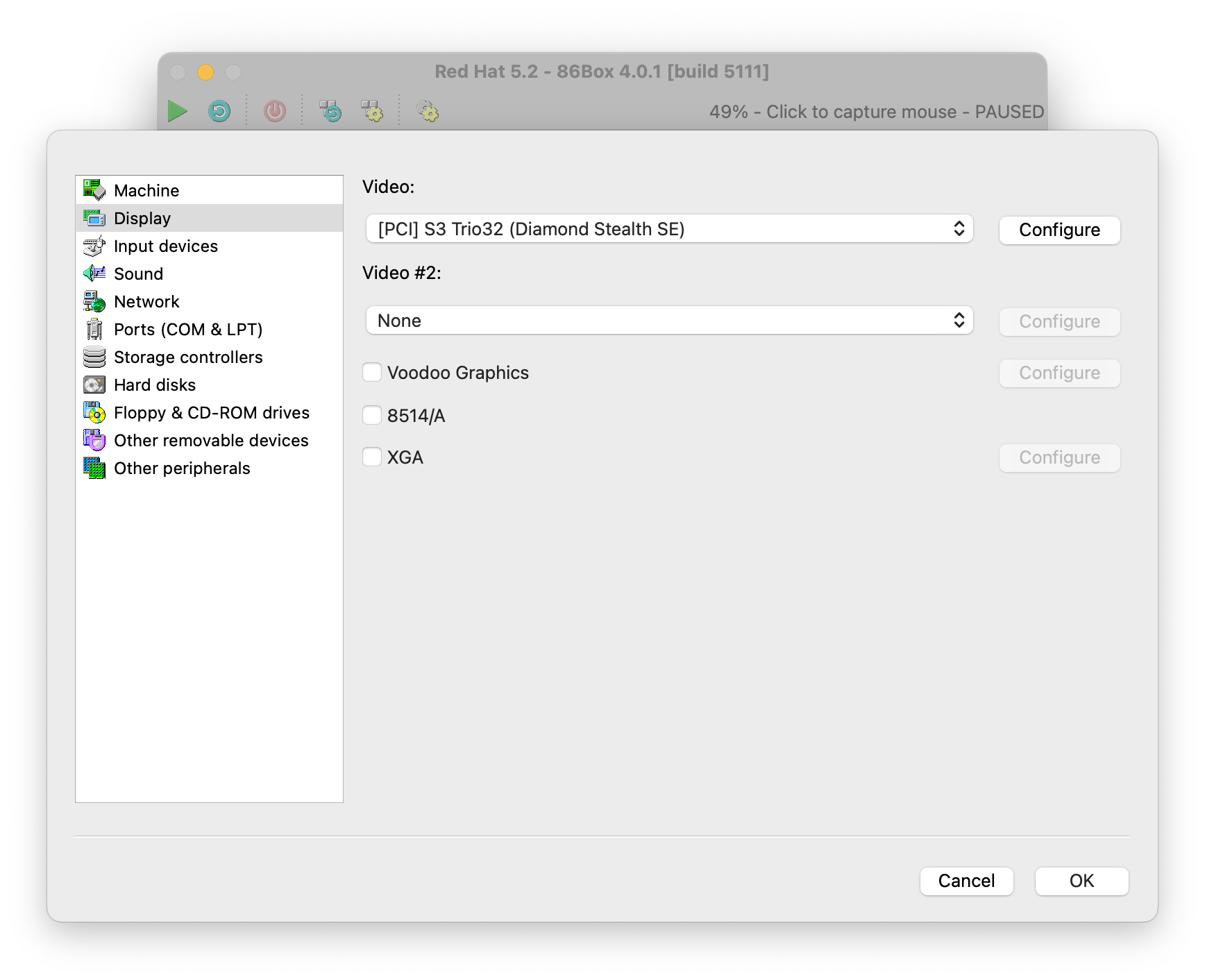 Getting Red Hat Linux 5.2 up and running on 86Box – www.chrisrcook.com