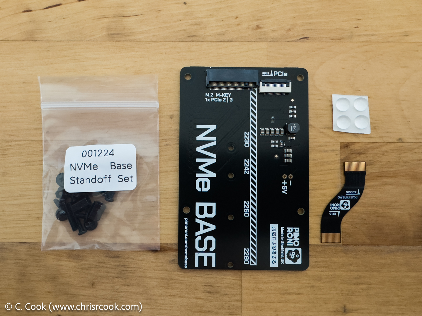 Lspci and the pimoroni nvme base for raspberry pi 5 www chrisrcook