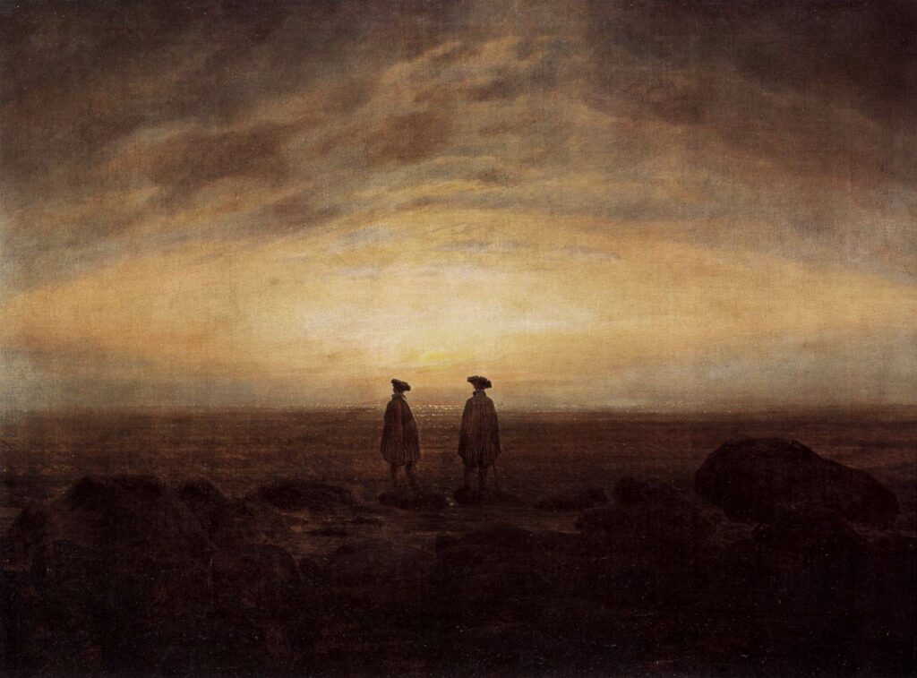 Two Men by the Sea / Caspar David Friedrich (1817)